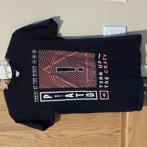 Pacific, black Panic! At The Disco, Turn Up The Crazy short sleeve T-shirt